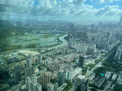 Aerial view of Hong Kong